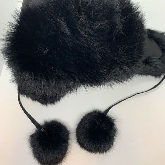 Surell Dyed Fox Fur Trapper Hat main image 7